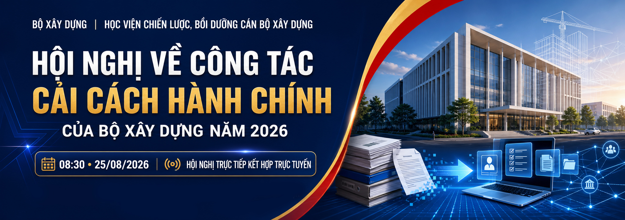 Hội nghị về công tác cải cách hành chính của Bộ Xây dựng năm 2026