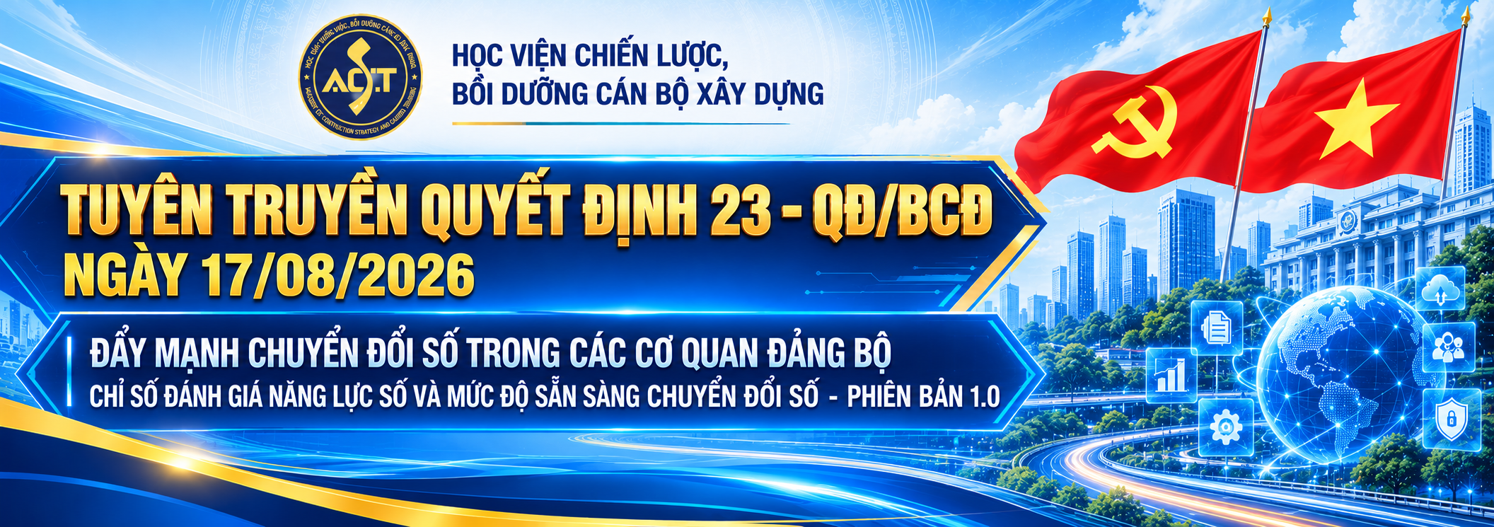 Tuyên truyền Quyết định số 23-QĐ/BCĐ ngày 17/08/2026