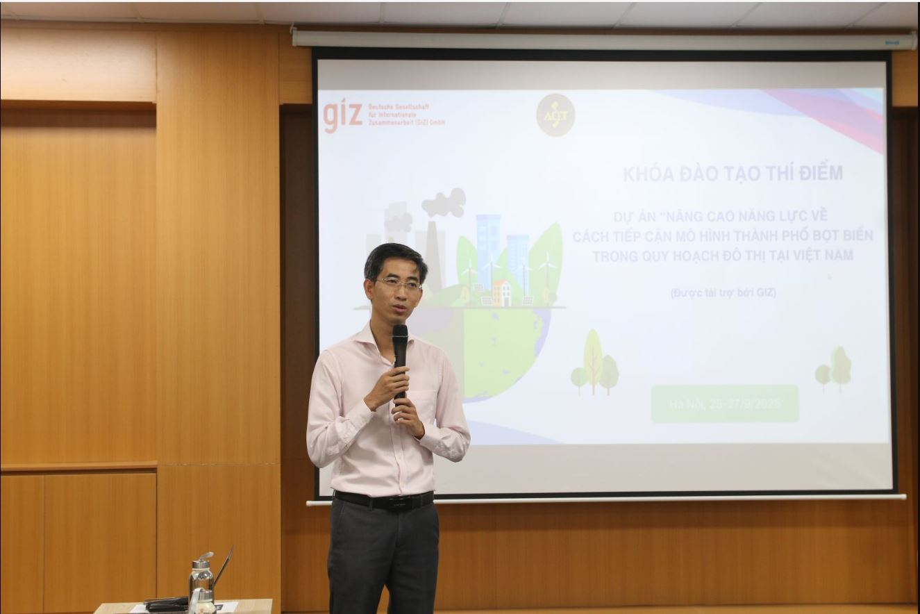 ACST đào tạo giảng viên về Thành phố bọt biển, thúc đẩy quy hoạch đô thị bền vững
