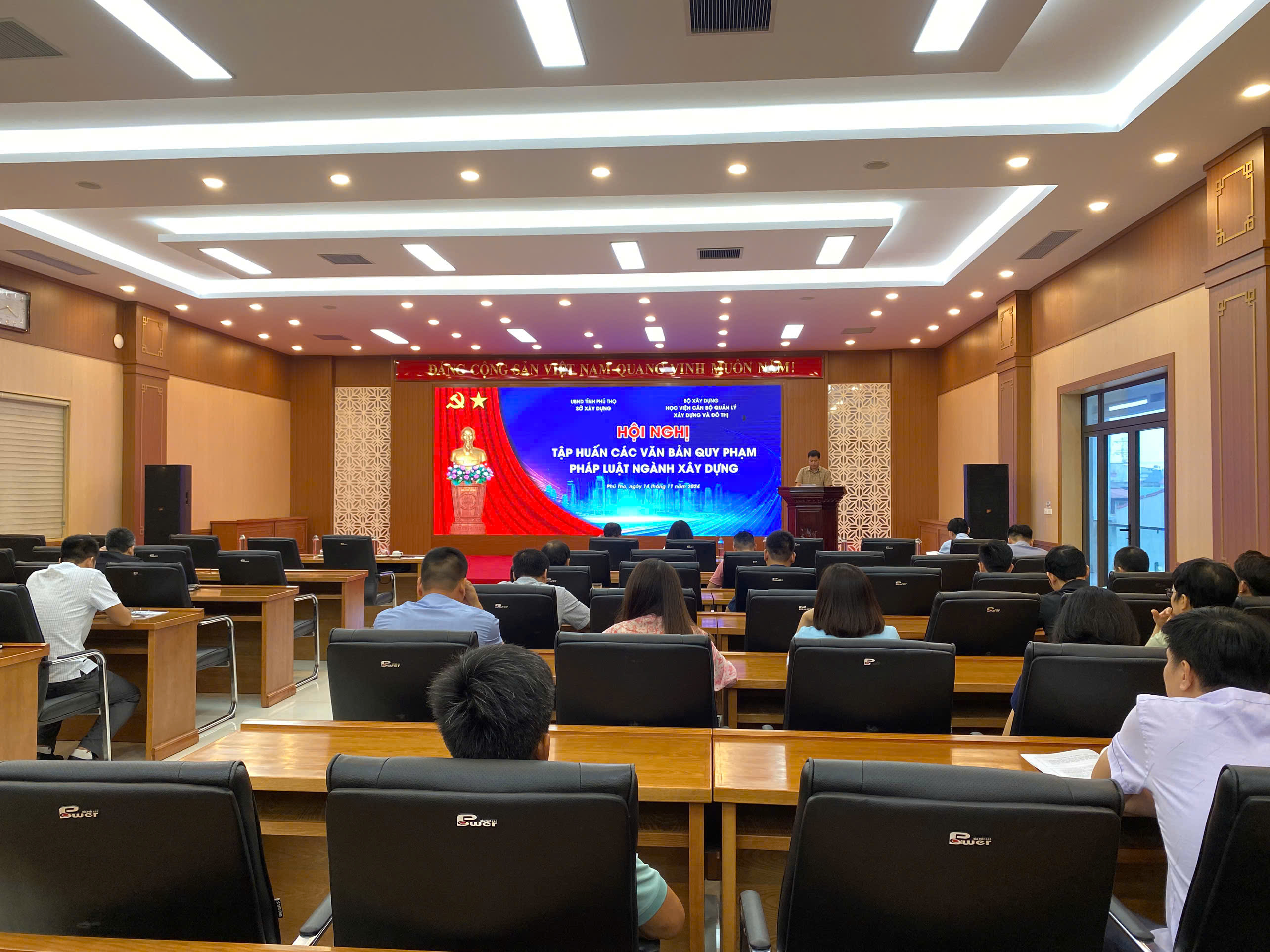 Hội nghị tập huấn các văn bản quy phạm pháp luật ngành Xây dựng tại Phú Thọ