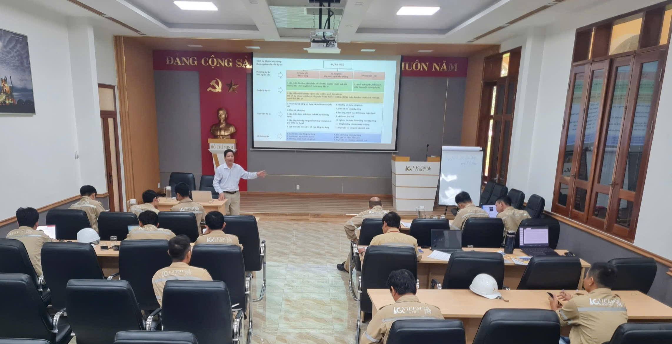 Bồi dưỡng nghiệp vụ giám sát và thẩm định dự án đầu tư tại Nhà máy Xi măng Bình Phước