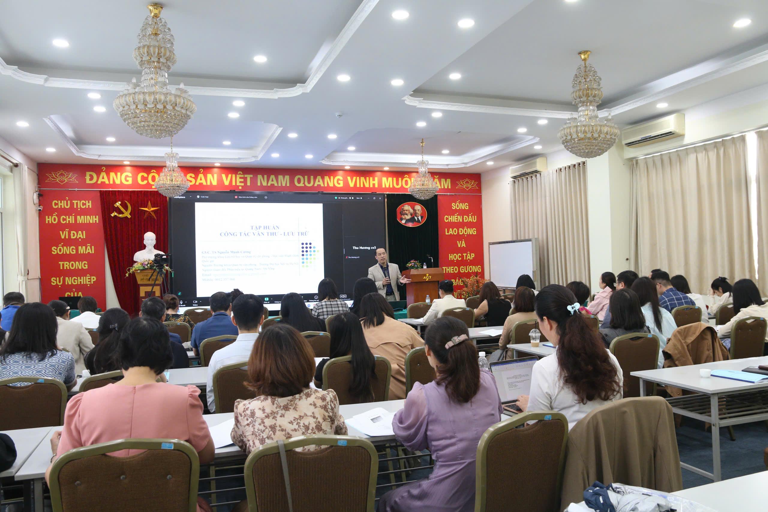 ACST bồi dưỡng nâng cao kỹ năng giao tiếp và nghiệp vụ văn thư lưu trữ ngành Xây dựng