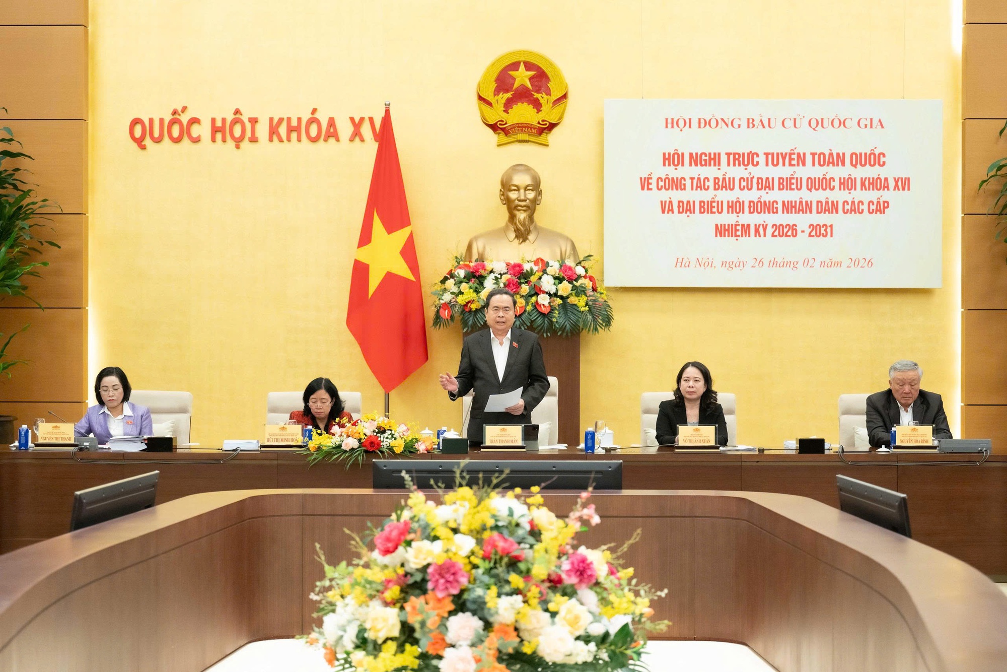 Phát huy cao nhất tinh thần trách nhiệm, quyết tâm tổ chức thành công cuộc bầu cử ĐBQH khóa XVI, đại biểu HĐND các cấp