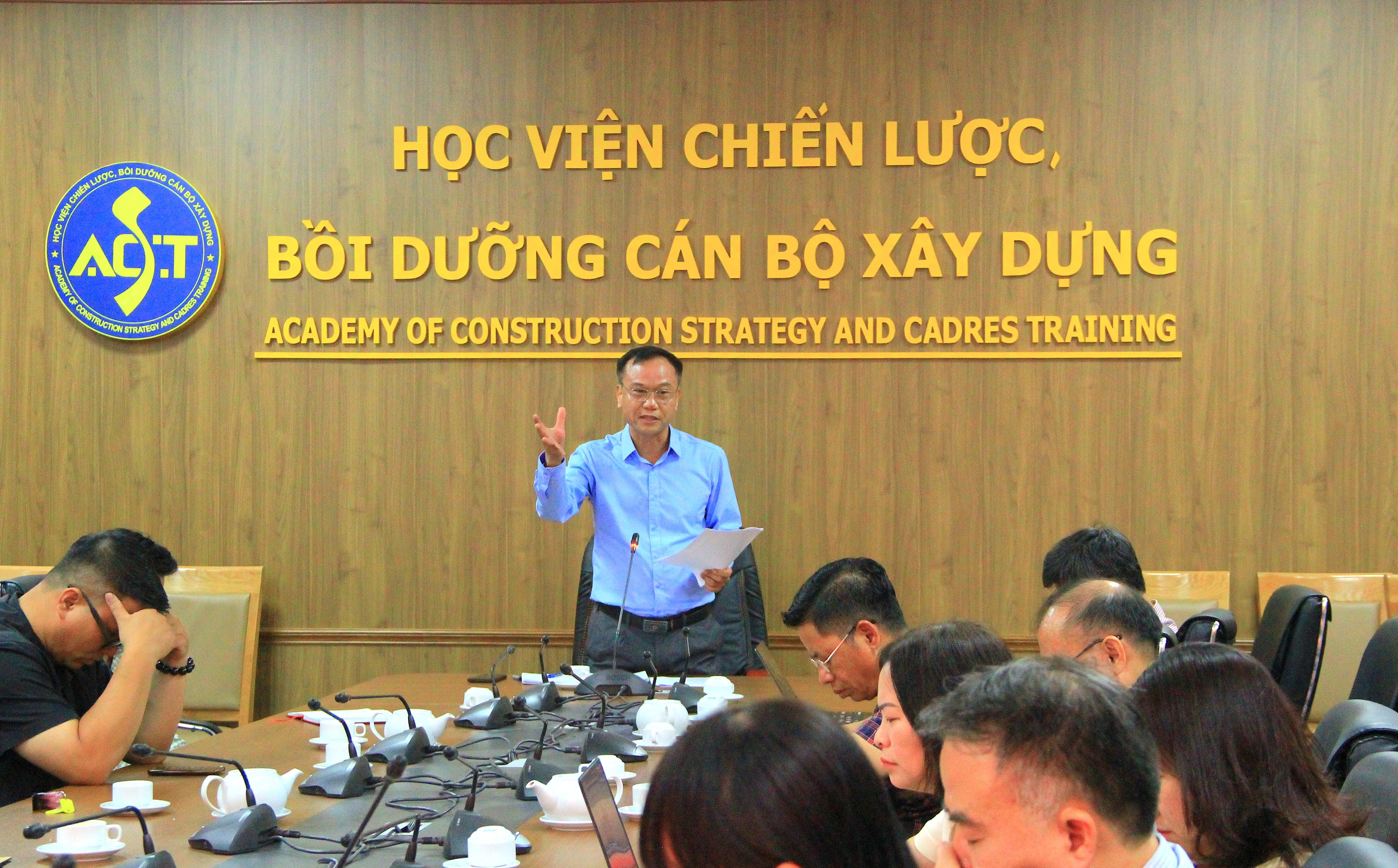 Học viện Chiến lược, bồi dưỡng cán bộ xây dựng công bố các quyết định bổ nhiệm cán bộ