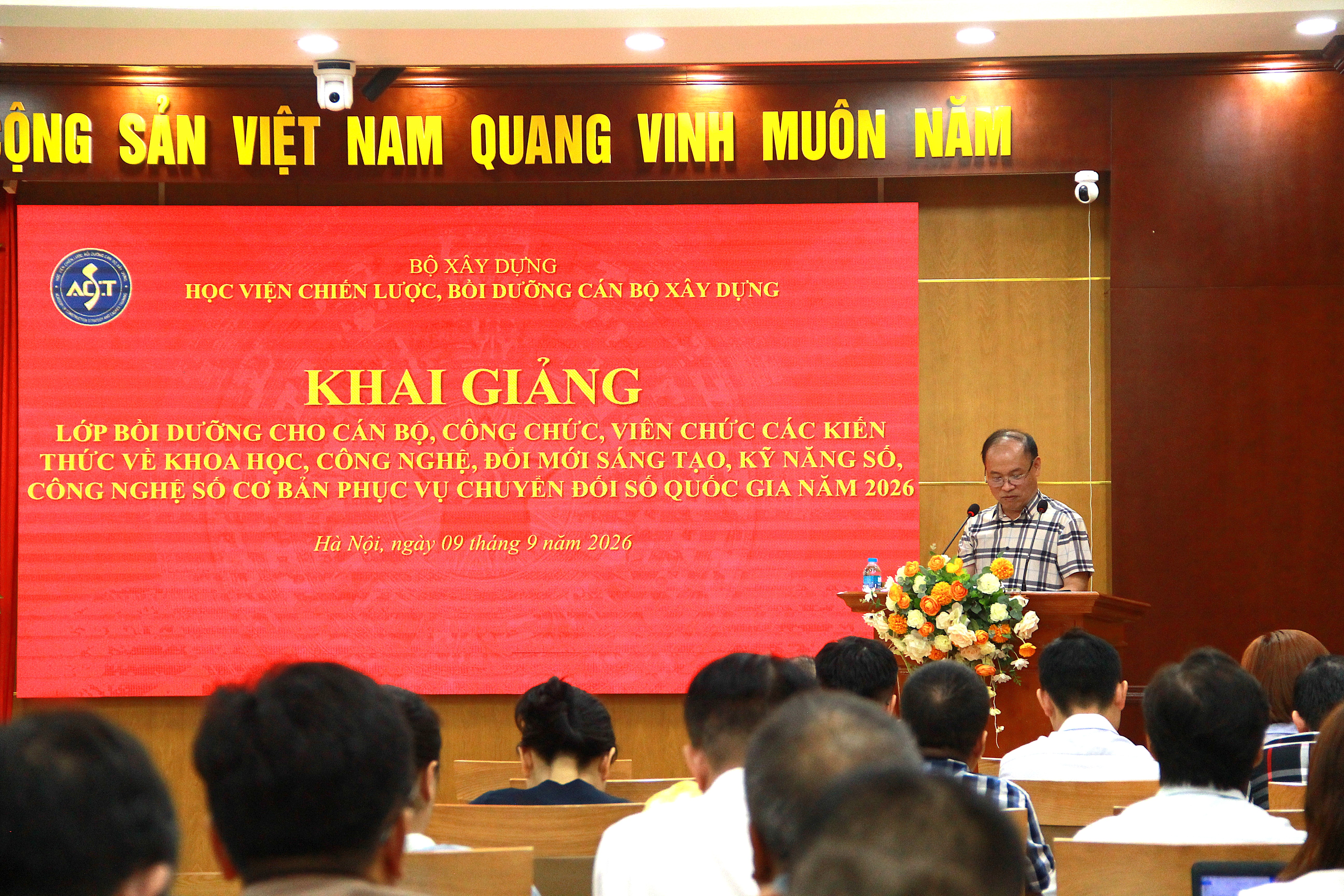 Học viện ACST khai giảng Lớp bồi dưỡng kiến thức về khoa học, công nghệ, đổi mới sáng tạo và kỹ năng số phục vụ chuyển đổi số quốc gia năm 2026